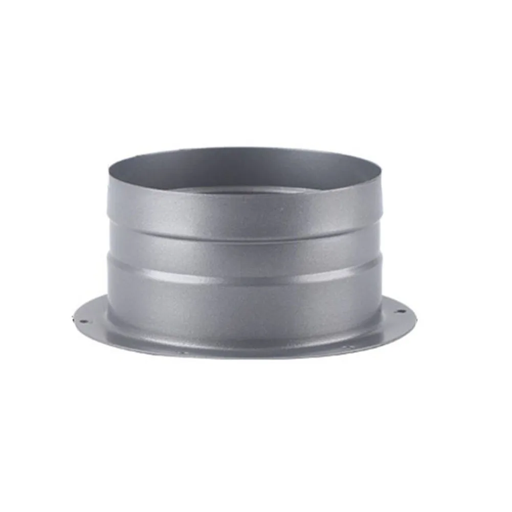 

Adapter Flange Connection Flange Flange Adapter Galvanized Gray Metal Vent Pipe Wall 100mm 120mm 150mm Brand New