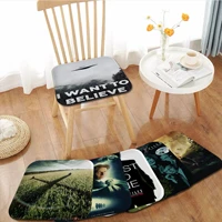 the x files nordic printing seat cushion office dining stool pad sponge sofa mat non slip buttocks pad