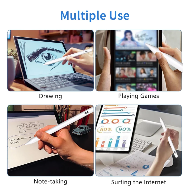 Универсальный стилус без наклона ладони для Samsung Huawei Honor Xiaomi Redmi Pad Pen всех ручек