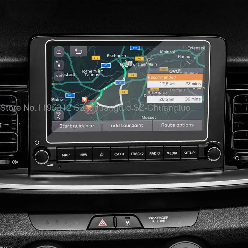 Защитная пленка для экрана из ПЭТ Kia Stonic 2021 2022 8 дюймов автомобильной системы