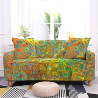 european style colorful floral print stretch spandex sofa cover all inclusive sofa covers for living room l shape sofa cover