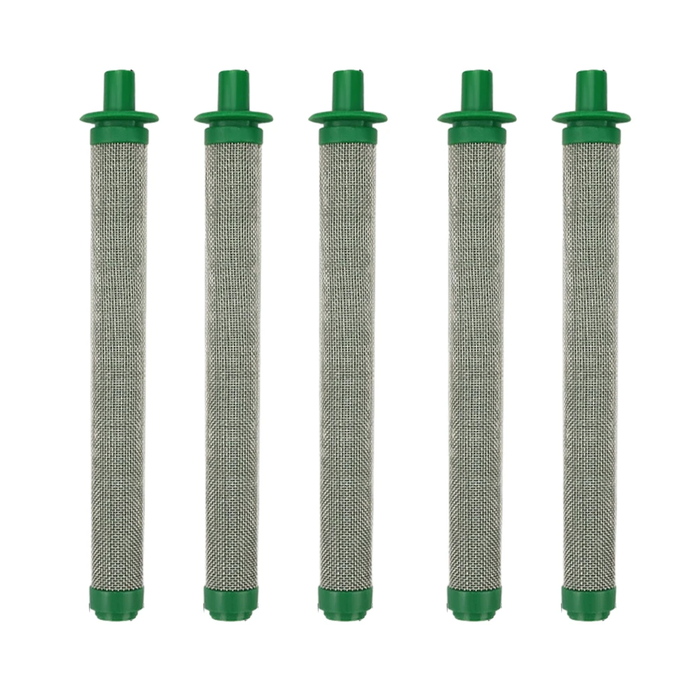 

5pcs 60 Mesh Airless Spray Filter Stainless Steel Paint Spraygun Filter Removes Dirt Reduces Nozzle Clogging Spraygun Access