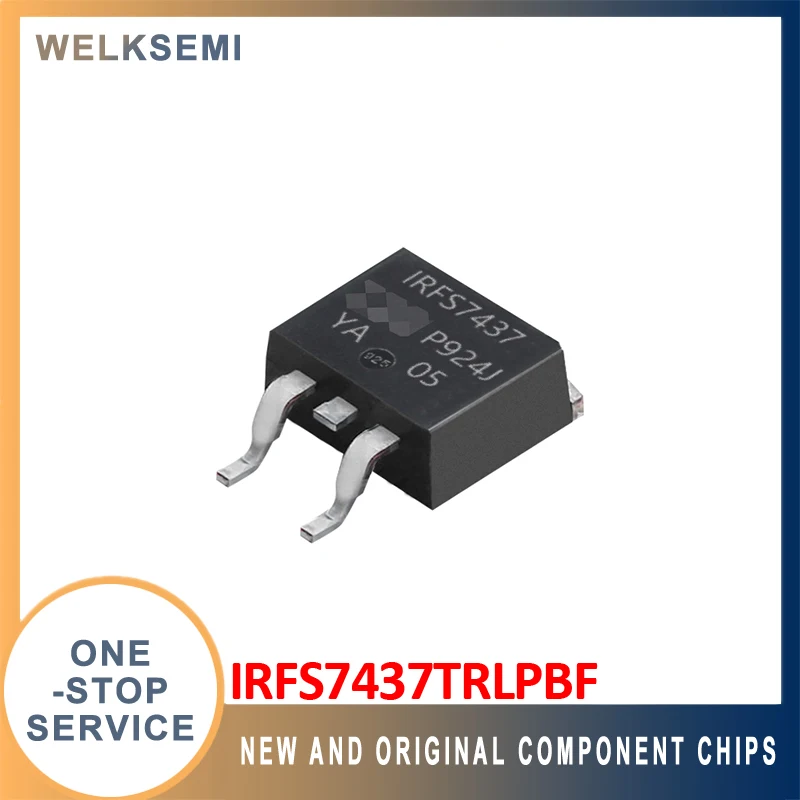 

Транзистор с полевым эффектом IRFS7437TRLPBF D2PAK (MOSFET), абсолютно новый оригинальный Оригинальный стандартный заказ