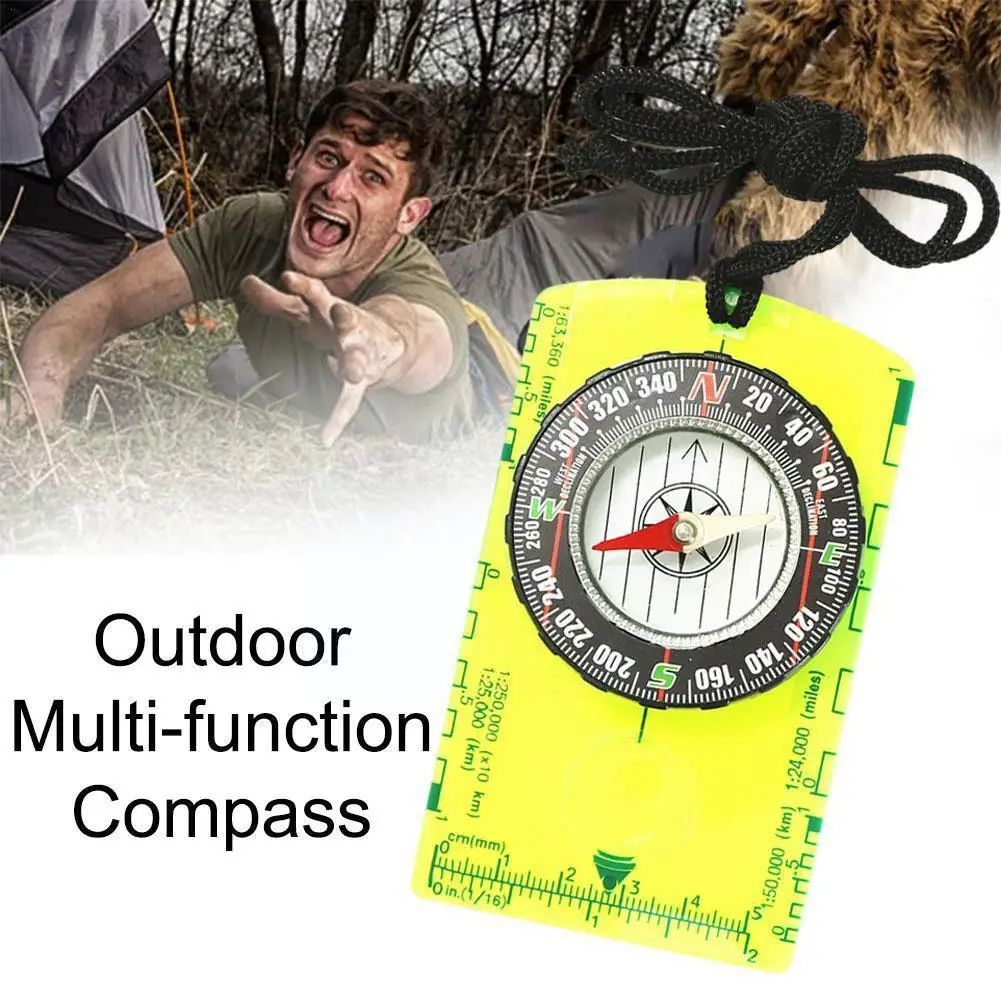 

Профессиональный акриловый Компас для кемпинга, выживания и пешего туризма, подарок для путешествий, товары первой необходимости A4L5