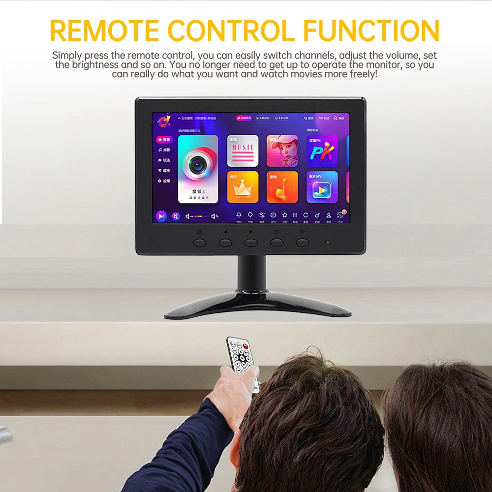 LESOWN 7-дюймовый широкий маленький экран HDMI VGA 8-дюймовый ЖК-дисплей легкий 1024x60 0 IPS