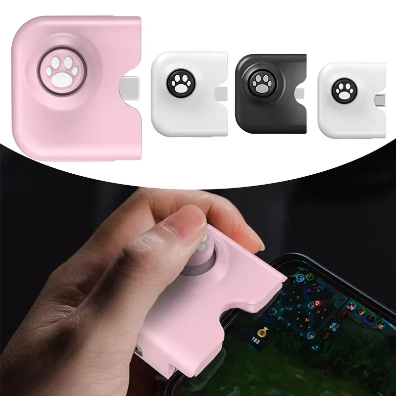 

Pubg Game Controller Mobile Phone Gamepad Grip Rocker Handle Tablet Controller Phone Joystick For Genshin Impact Mobile Legends