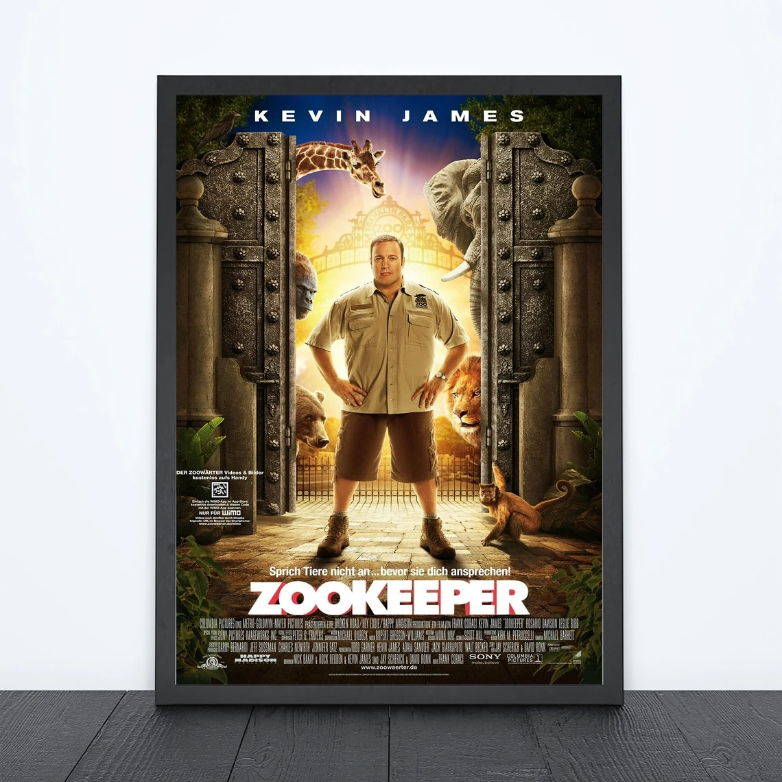 

Zookeeper (2011), Классический кинопостер, художественная Обложка, звездная фотопечать, Декор для дома в квартире, настенная живопись (без рамки)