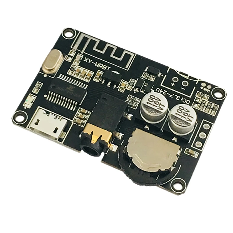 

Bluetooth Audio Receiver Board BT 5.0 Stereo Audio Amplifier 3.7-5V DIY Car Speaker Amplifier