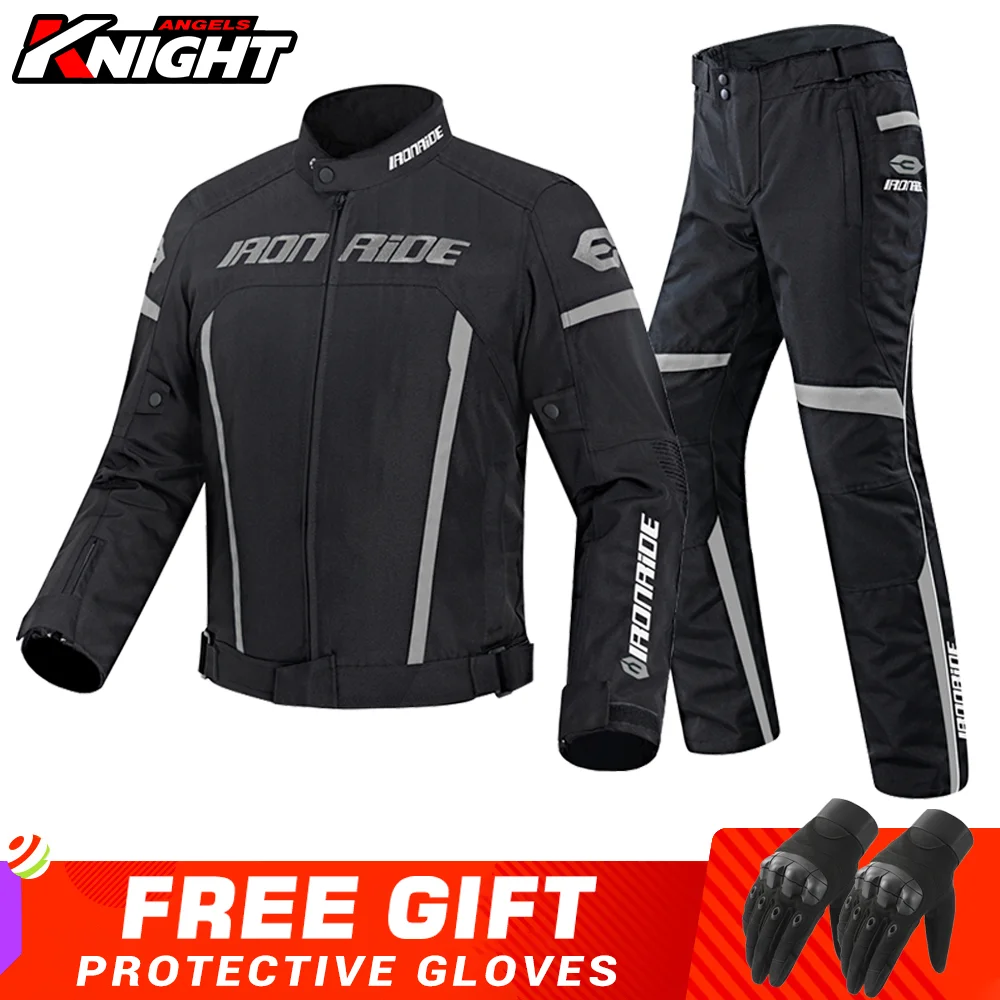 Мотоциклетная куртка и брюки водонепроницаемая Светоотражающая гоночная