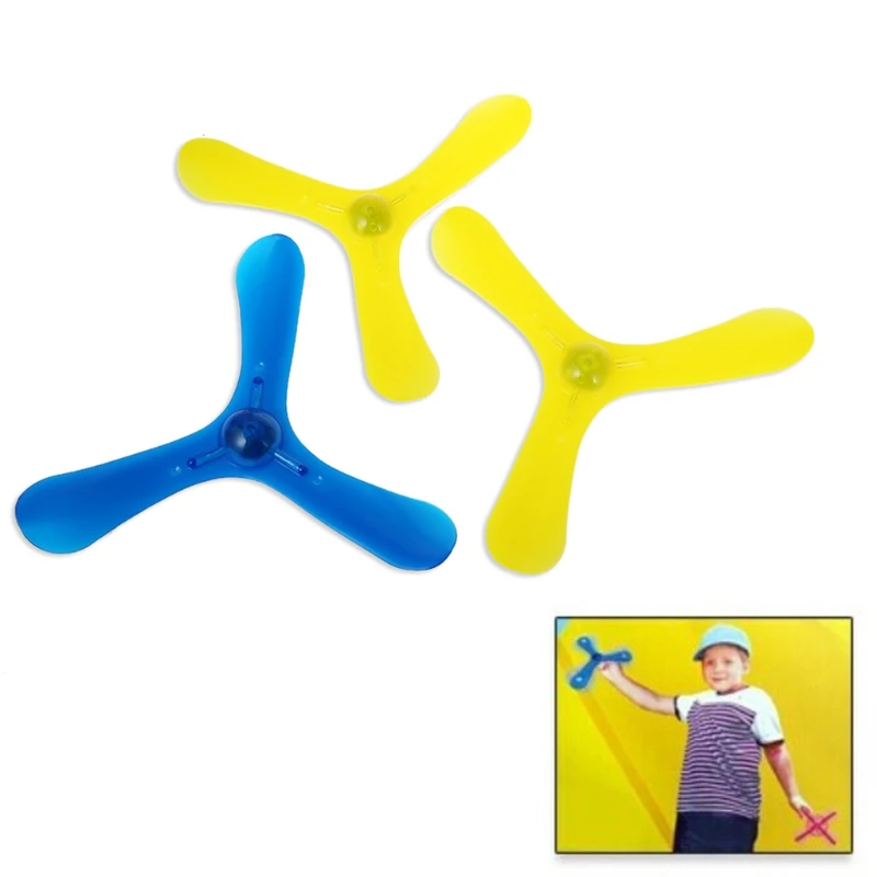 

Красочный гравитационный диск Boomerangs уличные спортивные пляжные летающие игрушки Дети Три Листья Boomerangs уличные повседневные игрушки