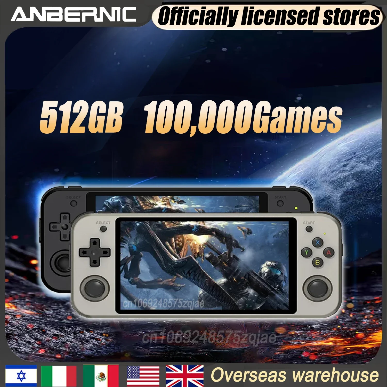 

Anbernic RG552 Android Linux Dual OS 5.36'' IPS TOUCH SCREEN Retro Video Game Consoles Support WII NDS N64 DC PSP PS1 100000Game