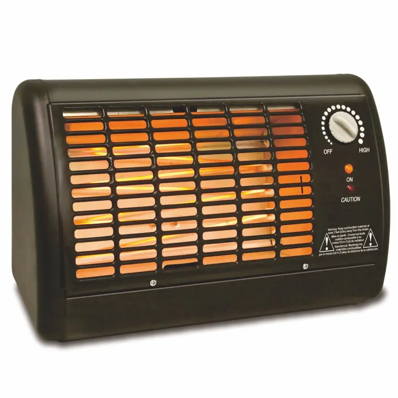 

NEW 1320 Watt Personal Portable Fan Radiant Heater w/ Thermostat, Black