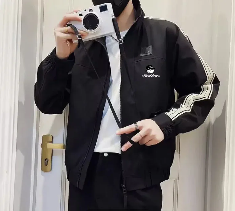 

2023 New Year Fashion Brand Outdoor Golf Men's Baseball Jacket Golf Stand-up Collar Jacket Zipper Top