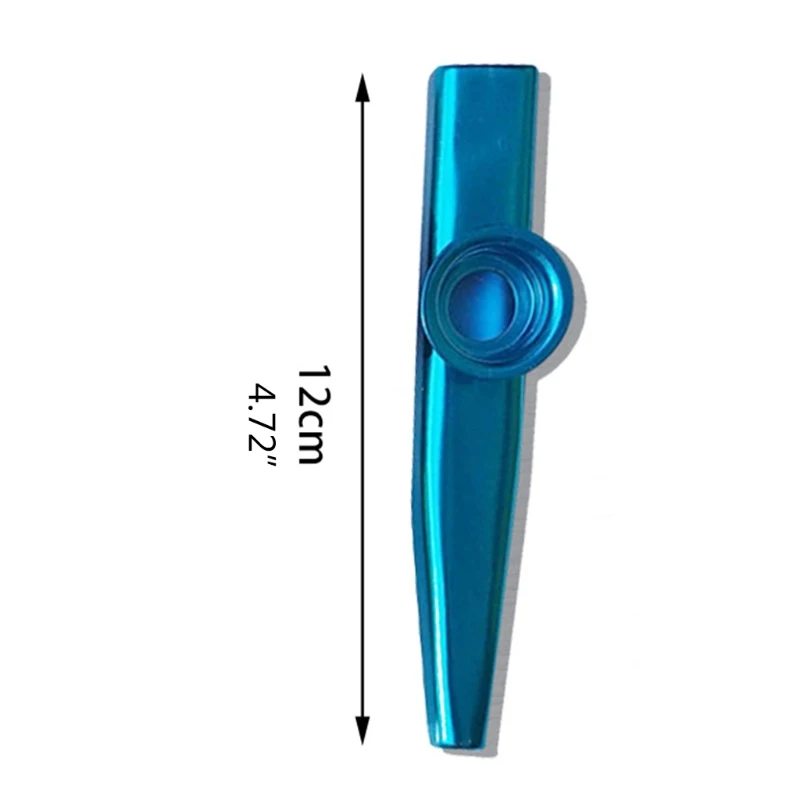 Разноцветные металлические флейты Kazoos диафрагмы музыкальные инструменты с Kazoo
