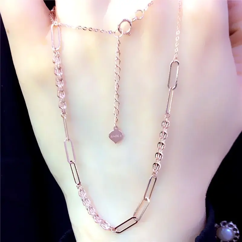 

Ожерелье с подвеской в виде хвоста Феникса из розового золота 14 к