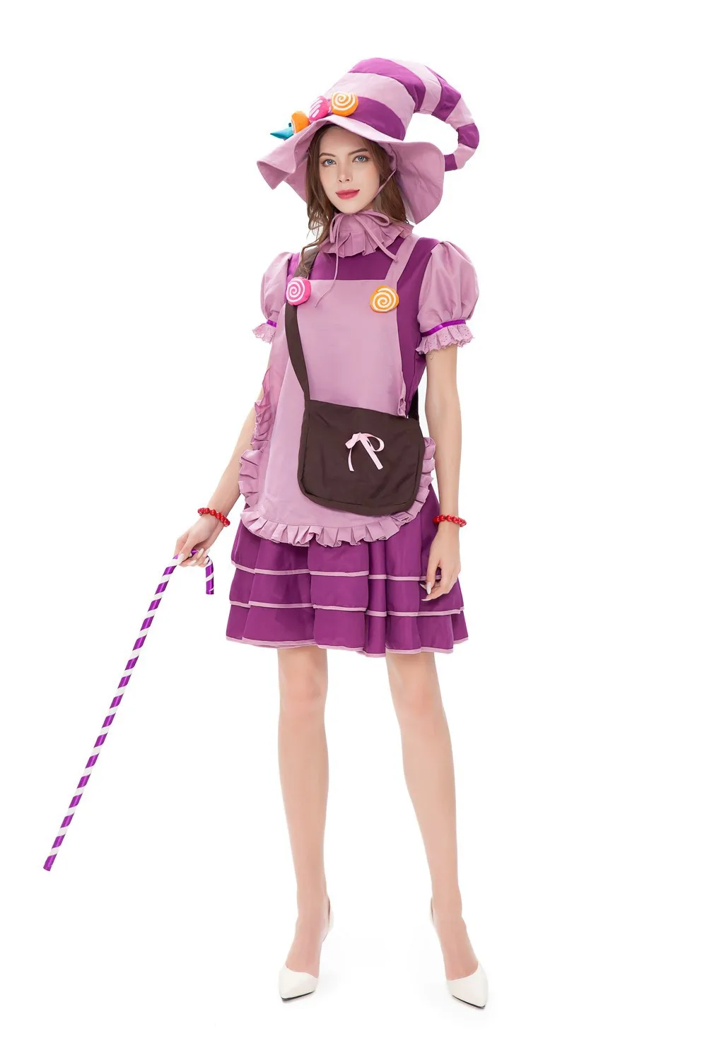 

Uniform Apron Lulu Costume Maid Outfit Carnival Party Cute Sweets Dress Lulu Cosplay Halloween Dress Up Girl
