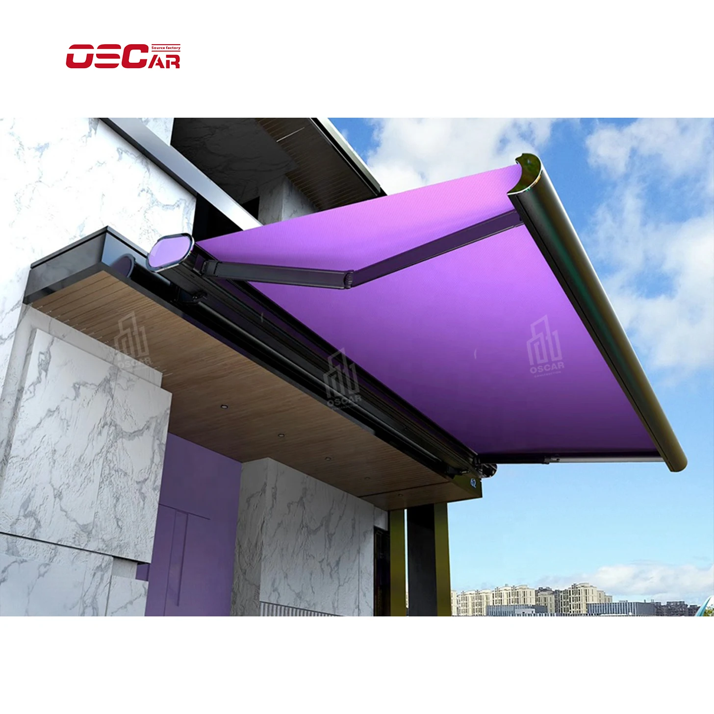 Навес с полукассетной ручкой Markise