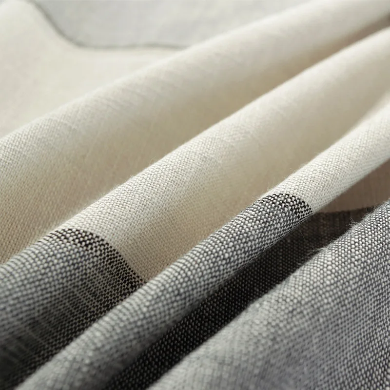 Текстильная скатерть из хлопка и льна 17AHSM прямоугольная мебель домашняя