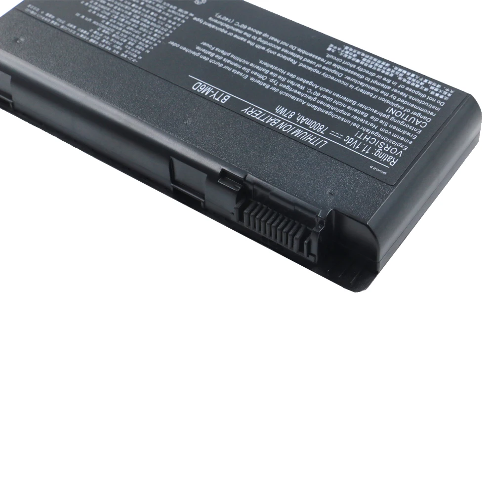 Новый аккумулятор для ноутбука BTY-M6D для MSI GX60 GT60 GT780DX GX660 GT70 GX680 GX780 GT780R GT660R GT663R GT783R 9 ячеек 7800 мАч 87 Вт-ч