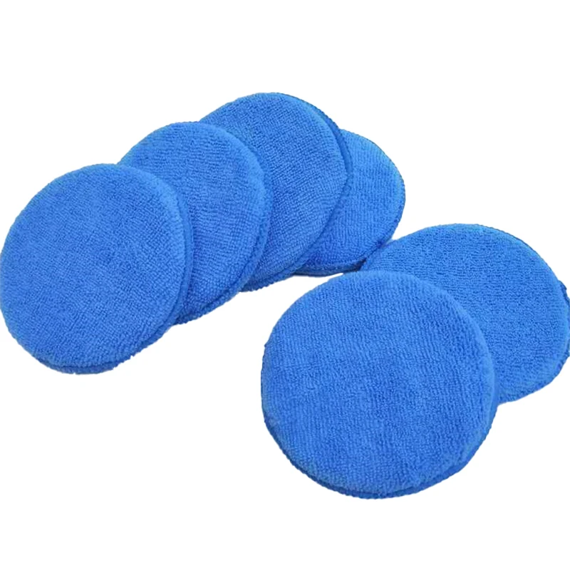 

5 Inch Soft Car Polishing And Waxing Sponge Wax Applicator Microfiber Sponge