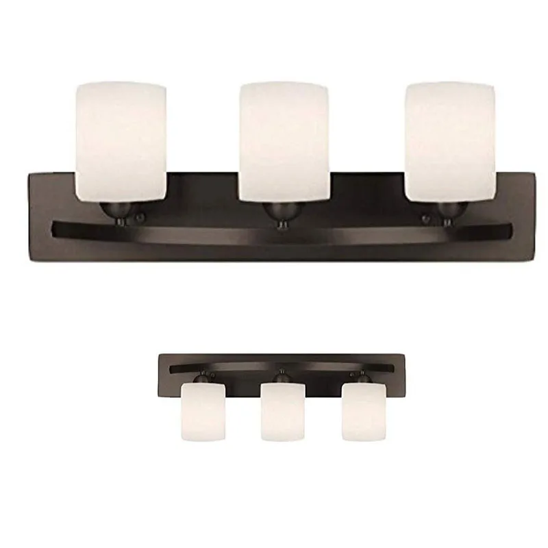 

3 Bulb Vanity Light Fixture Bath Interior Lighting Oil Rubbed Bronze
