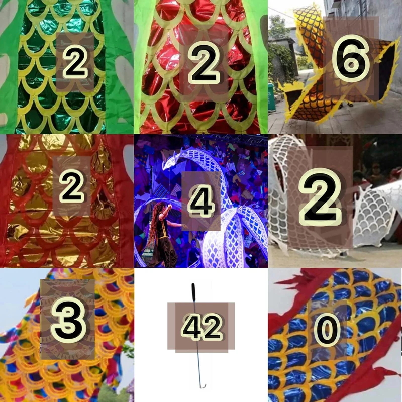 

6m 21 dragons+42 poles