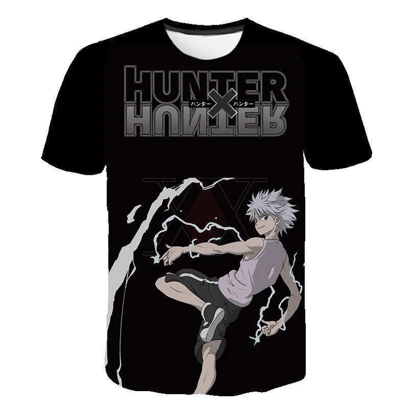 

Новинка, футболки 3D Hunter X Hunter, Повседневная Уличная одежда для мальчиков и девочек, модная мужская, женская, Детская футболка с принтом, топы, футболки
