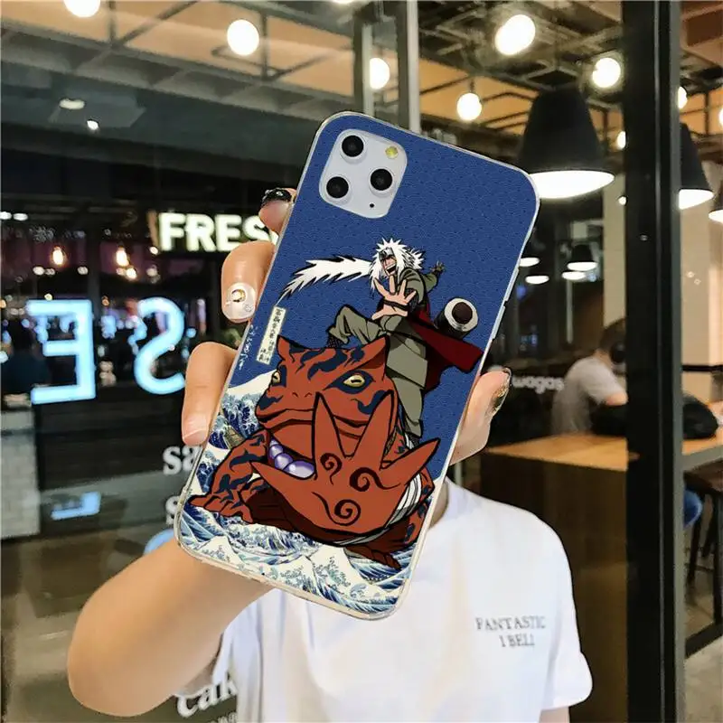 Чехол для телефона Naruto Jiraiya Orochimaru iphone 13 12 11 Pro Max Mini XS 8 7 Plus X SE 2020 XR силиконовый