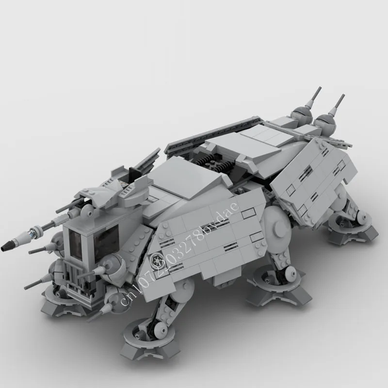 1139 шт. Imperial AT-TE MOC креативная модель с видом на улицу строительные блоки