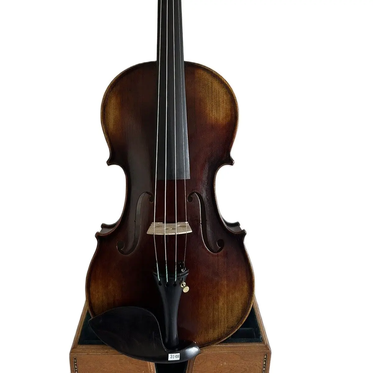 

Master 7/8 violin 1PC flamed maple back spruce top hand made nice sound K3148