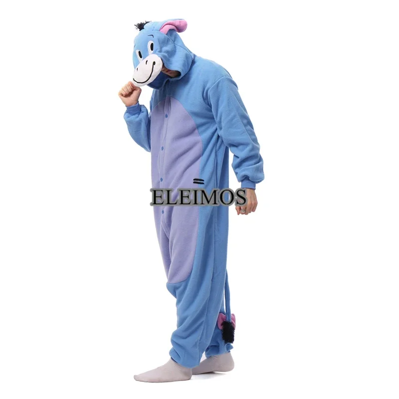 Новинка 2023 года комбинезон на Хэллоуин пижама с рисунком осла для взрослых