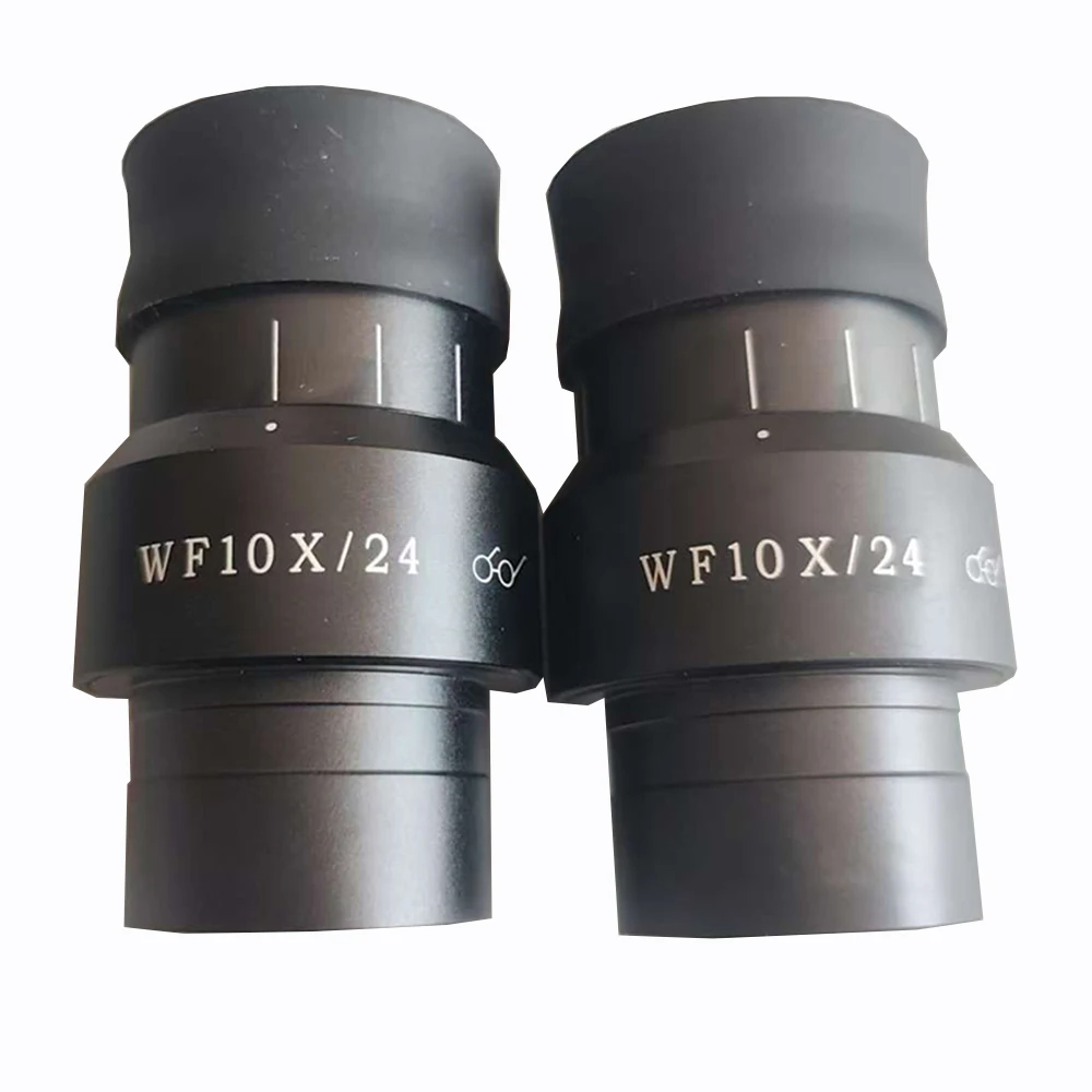 1 шт. 2 WF10X-24 мм WF10X WF10X/24 широкий полевой окуляр для бинокулярного тринокулярного