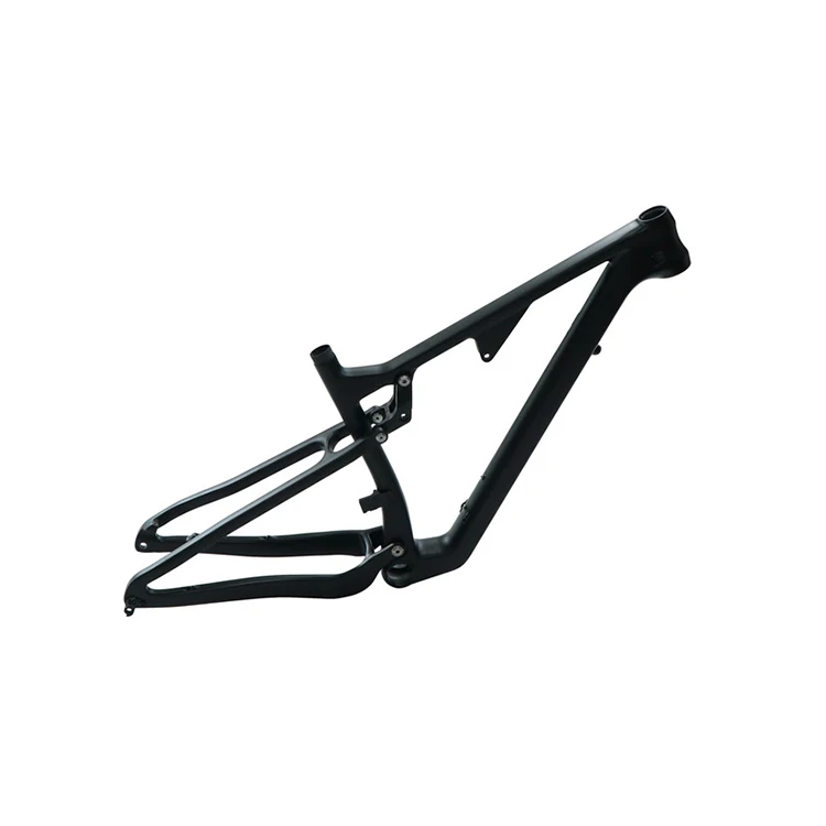 

New Design 15/17/19 Inches Size Carbon Fiber Soft Tail Bicycle Frame Matte Surface Treatment Mode Suspension Bike Frame