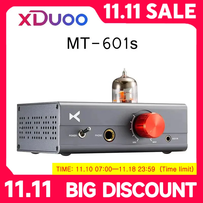 Ламповый усилитель XDUOO MT-601s 12AU7 ECC82 MT601 высокопроизводительная лампа + для