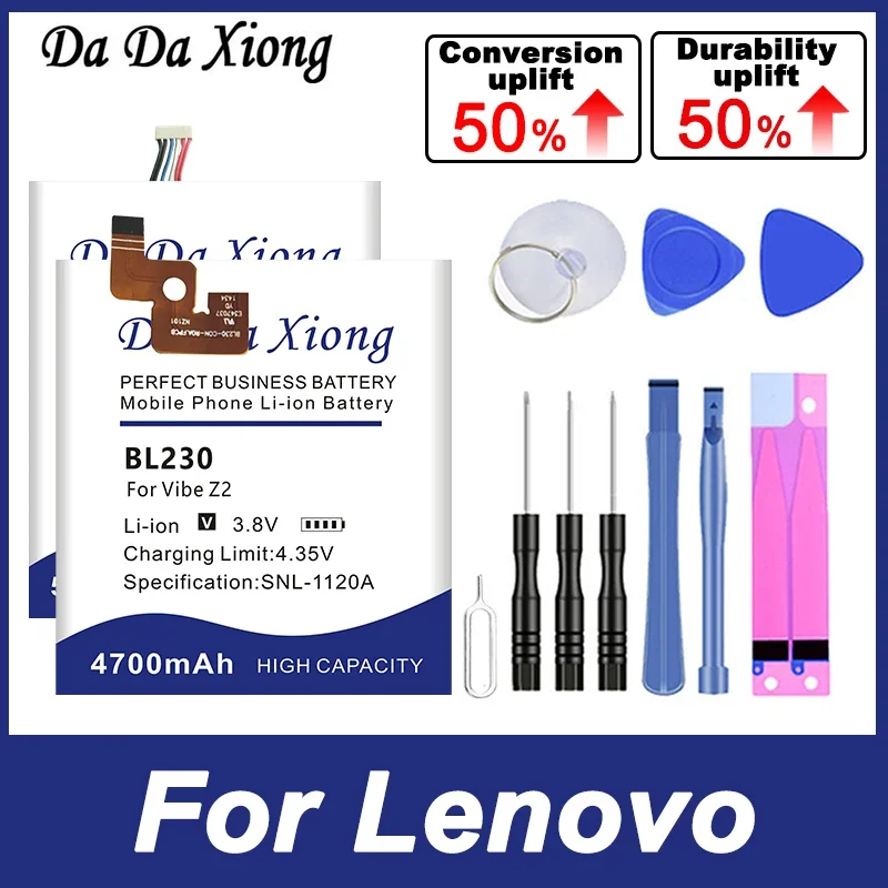Новый аккумулятор BL240 L12T1P33 BL262 BL230 L18D1P31 для Lenovo Vibe Note C2 8 P2 Z2 Power Tab IdeaTab lepad E7 A1000 P2C72 A1010