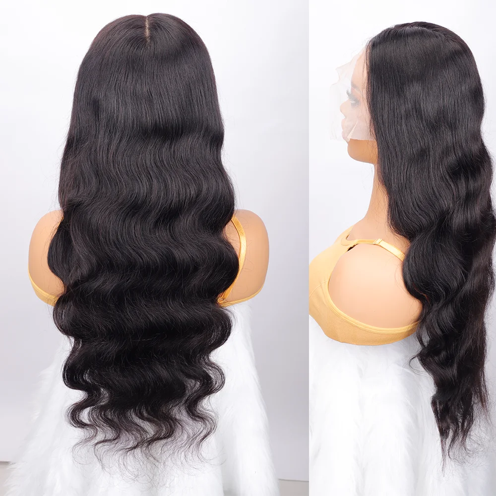 TNICE Фронтальный парик 13x6 Объемная волна Человеческие волосы Предварительно