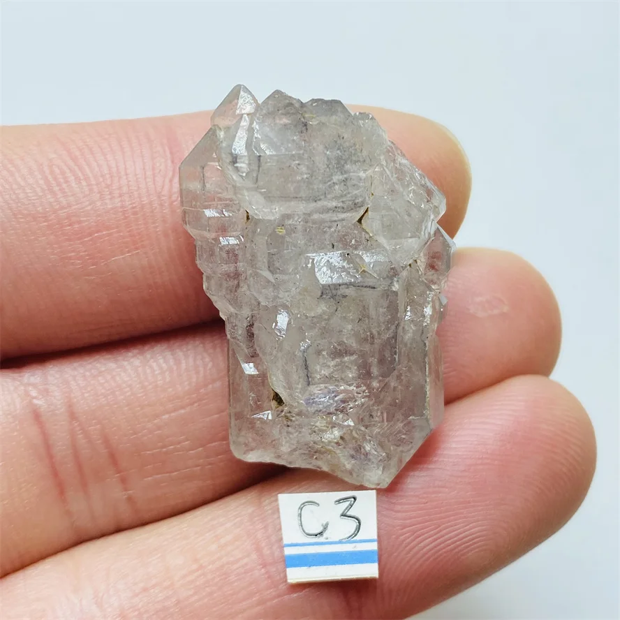 Натуральный замок из кристаллов Herkimer Diamond