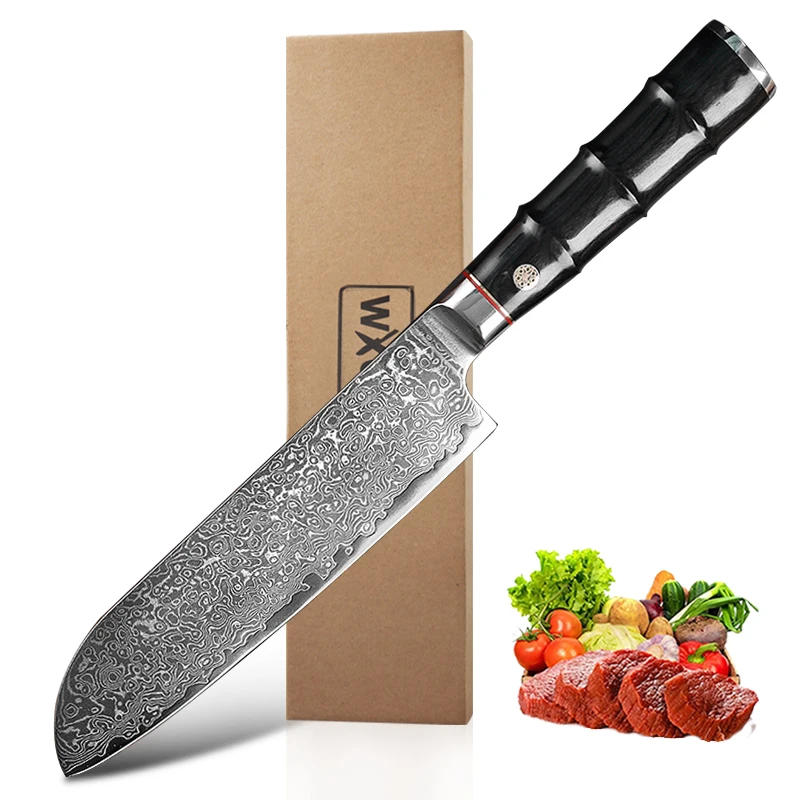 

8-дюймовый шеф-нож из дамасской стали ручной работы, острый кухонный нож для профессиональных поваров