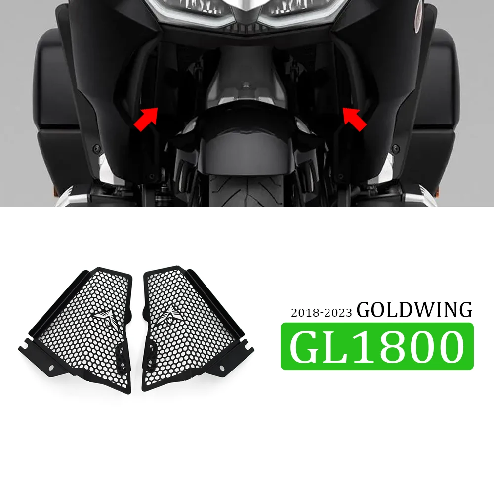 

GL1800 Accessories Motorcycle Protection Cover for Honda Goldwing GL 1800 2018-2023 F6B Radiator Grille Guard Stainless Steel