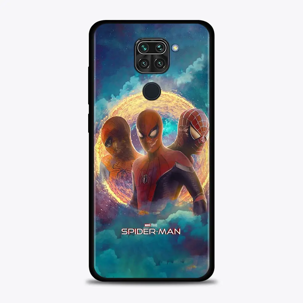 Для Xiaomi Redmi Note 11 10 9 8 7 Pro Max 9T 8T 9S чехол для 9C 9A 8A 7A Marvel Человек-паук 3 поколения No Way Home |