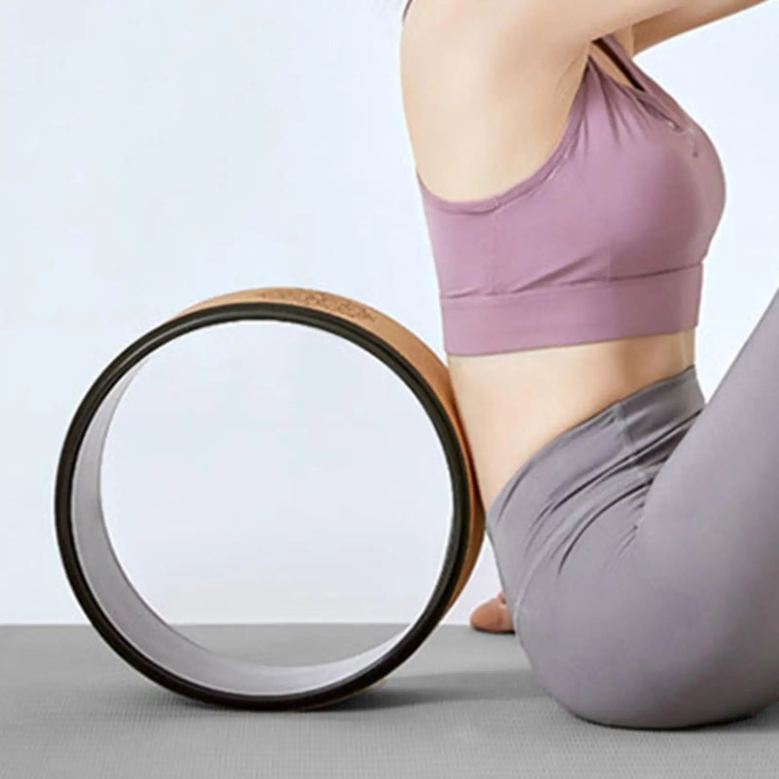 

Chirp Bodybuilding Relieve Balance with Buddha Lotus Backbends Back Roller Yoga Wheel for Home Fitness Exercise Training Workout