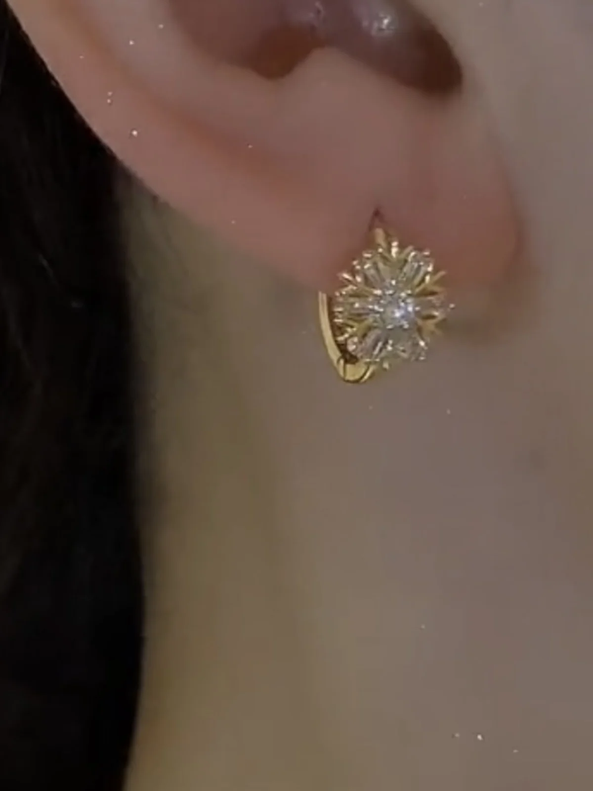 2023 новые модные серьги с пряжкой в виде снежинок женские дизайнерские легкие