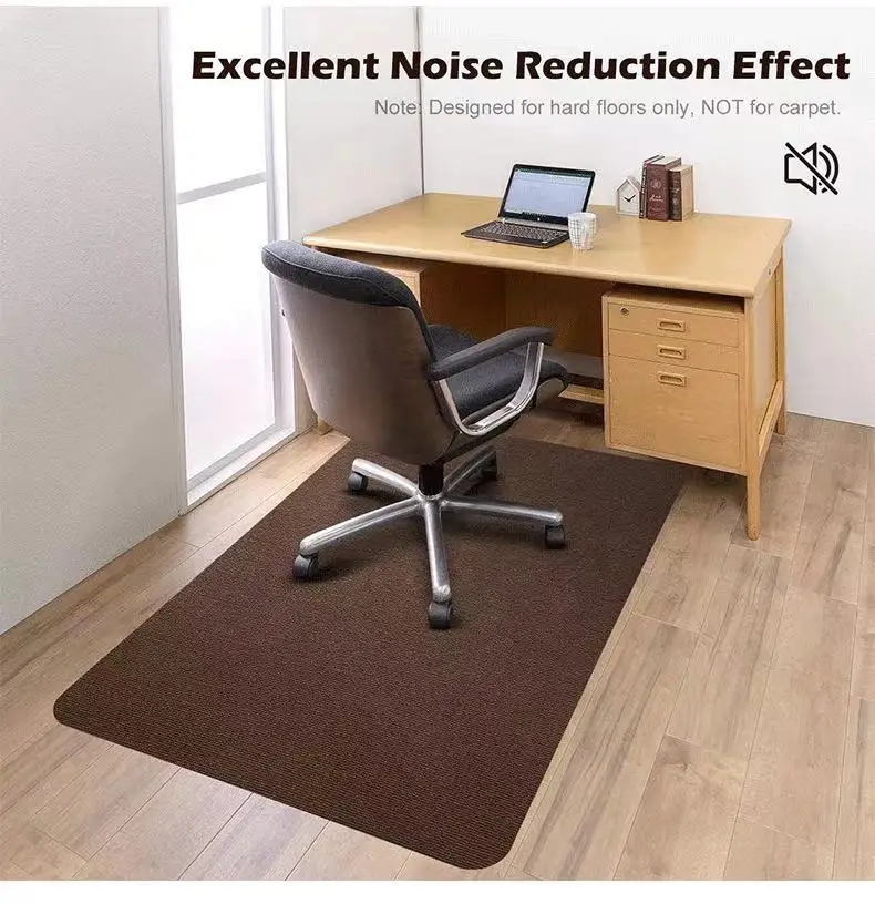 Office desk chair mat living room carpet cushion durable non-slip Floor Wood Protect rugs floor Solid color | Дом и сад