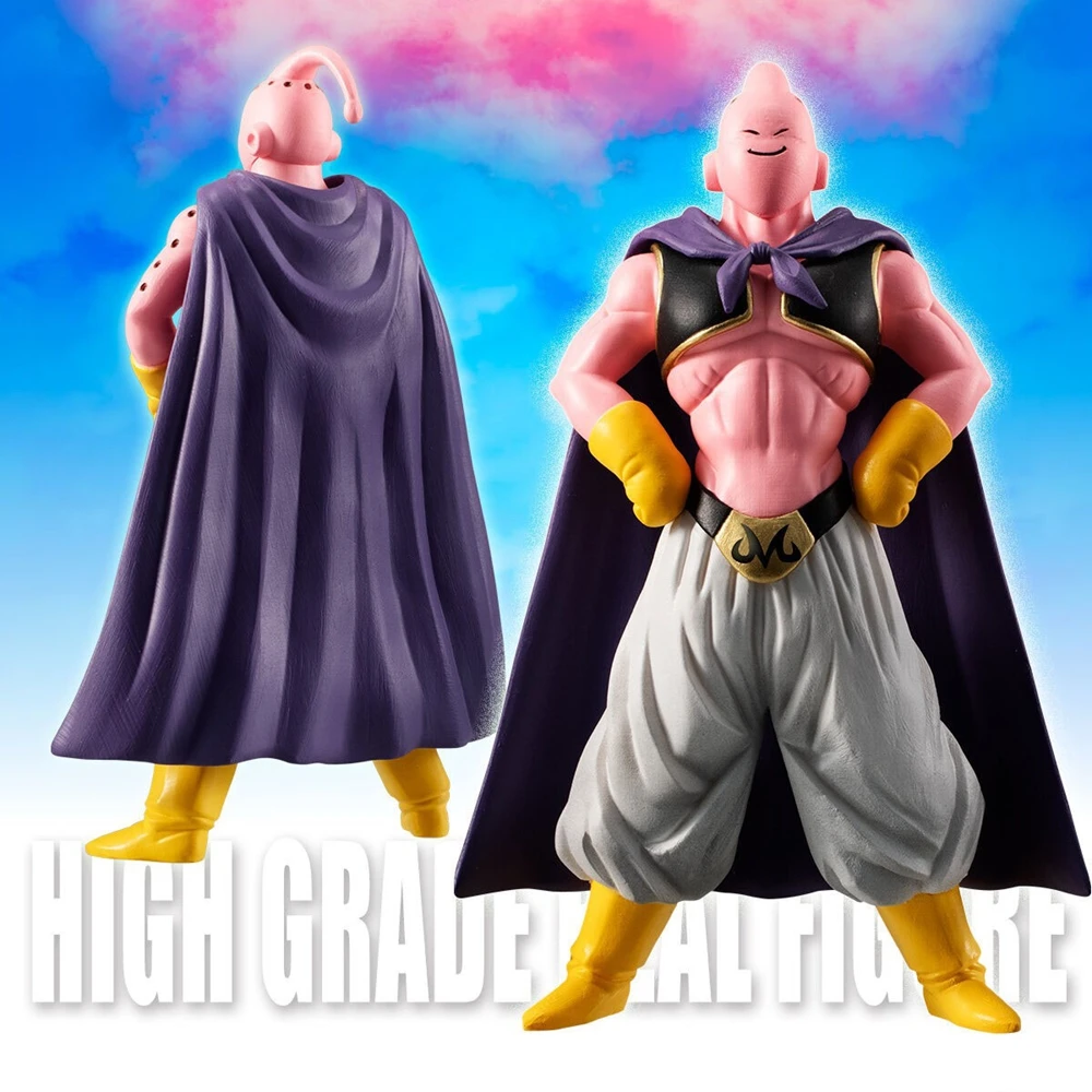 Фото 11 см Majin Buu, фигурка аниме DRAGON BALL Z, полный набор, стоячая поза, настольный гольф, крутая модель игрушки, подарочная коллекция, украшения №5