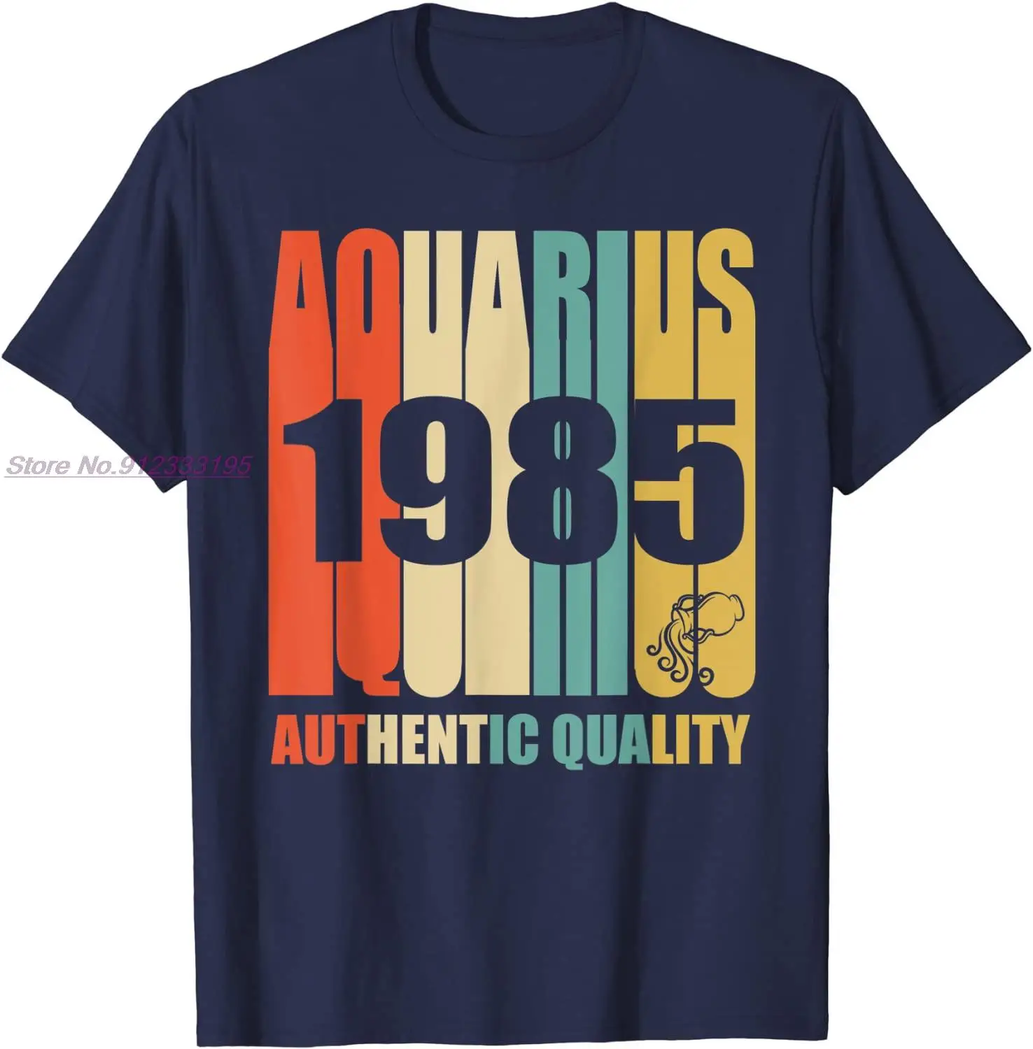 

Vintage Aquarius 1985 T-Shirt 34th Birthday Gift Shirt