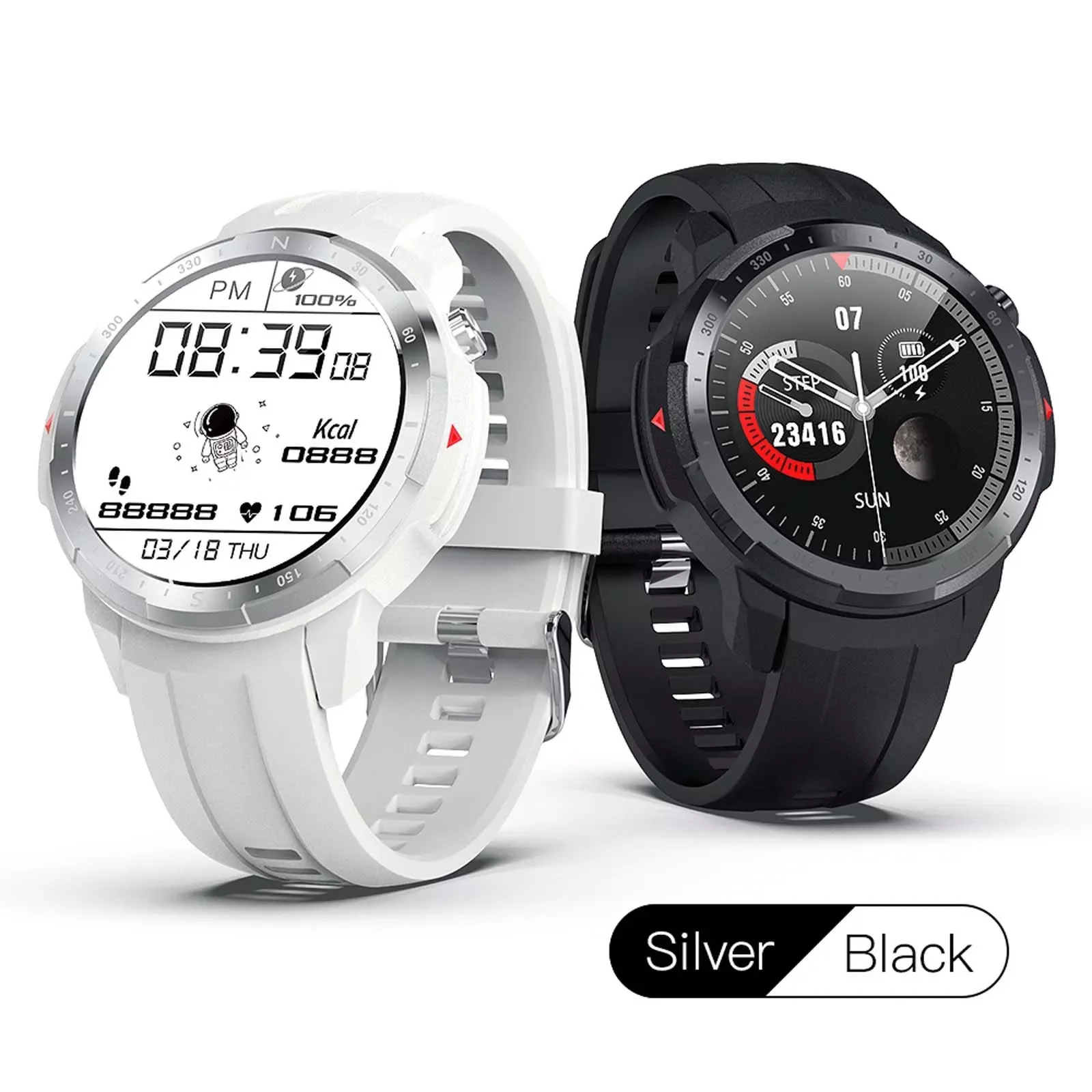 

L20 Smartwatch Bt Call Ip68 Heart Rate Sleep Monitor Sport Smart Watch Men Women 450mah Long Standby L15 L16 L19 #3