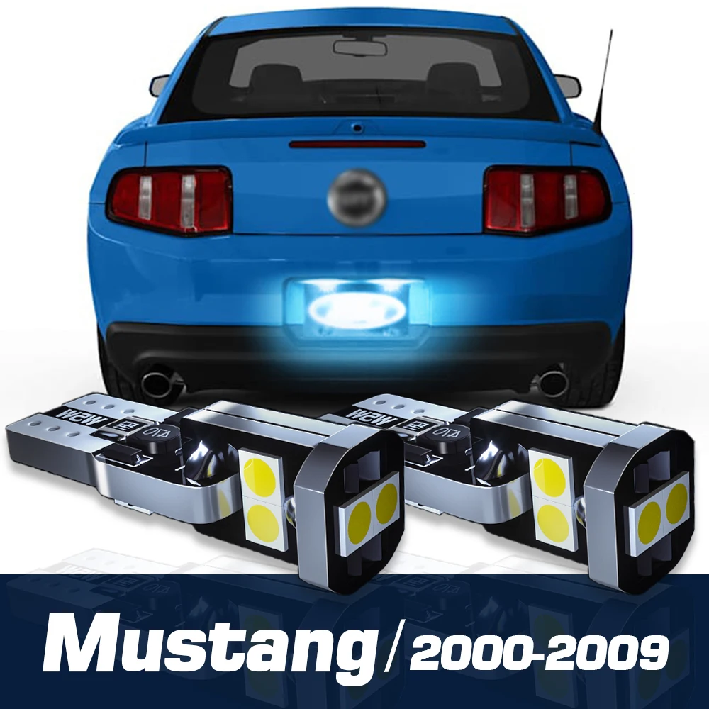 

2pcs LED License Plate Light Canbus Accessories For Ford Mustang 2000 2001 2002 2003 2004 2005 2006 2007 2008 2009