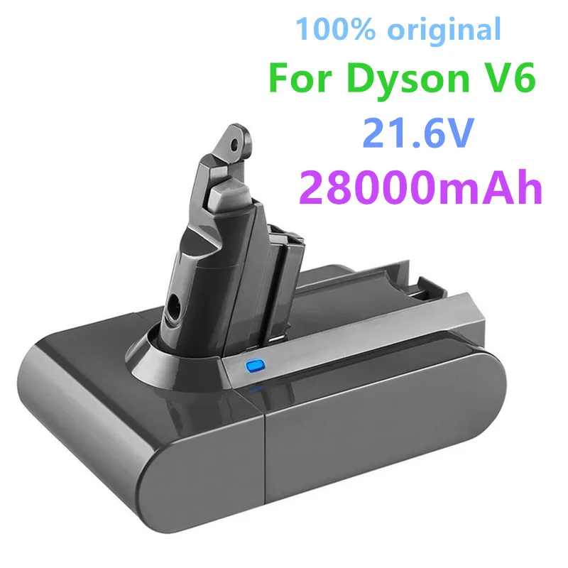 

21.6V 28Ah V6 Lithium Battery for Dyson DC62 DC59 DC58 SV03 SV04 SV09 V6 Animal Motorhead V6 Absolute V6 Fluffy Vacuum Cleaner