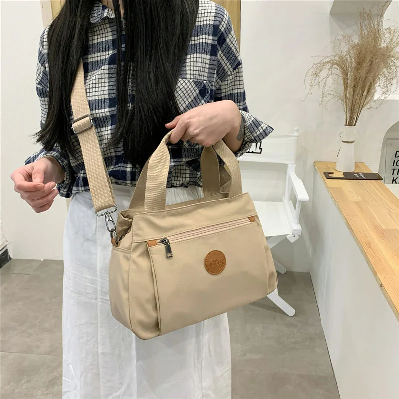 

Fashion Casual Female Bag Hand Bill of Lading Shoulder Crossbody Bag Female Commuting Large Capacity Multi-compartment Package