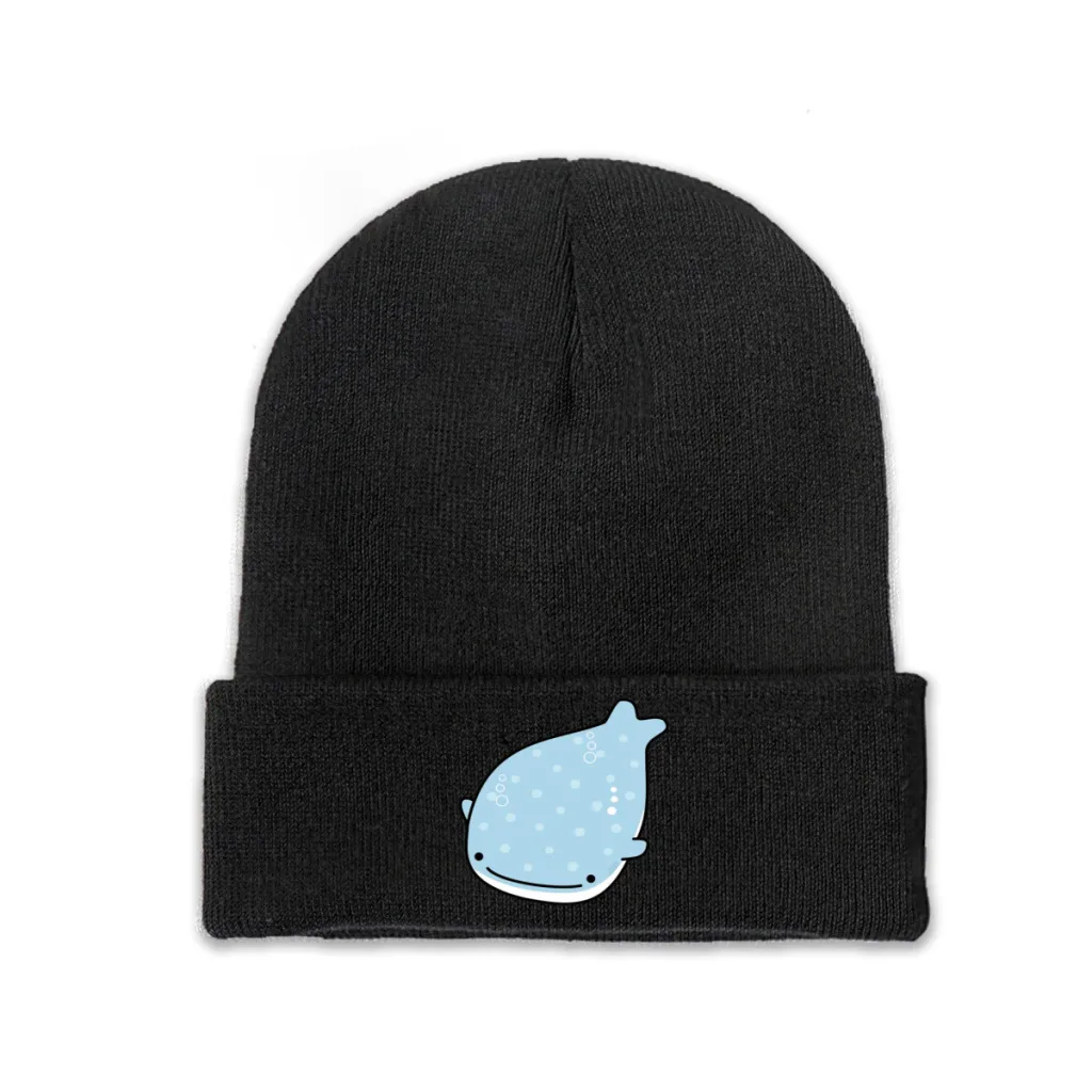 

Jinbesan Whale Sea Animal Knitting Knitted Hat Beanie Caps Skullies Beanies Ski Caps Soft Bonnet Hats Winter Warm